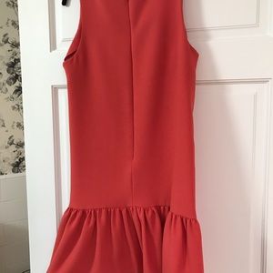 Orange red Topshop dress